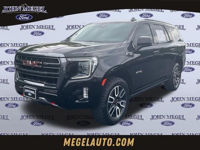 2023 GMC Yukon AT4 in Onyx Black — front three-quarter view