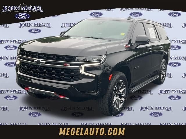 2022 Chevrolet Tahoe Z71 in Black — front three-quarter view