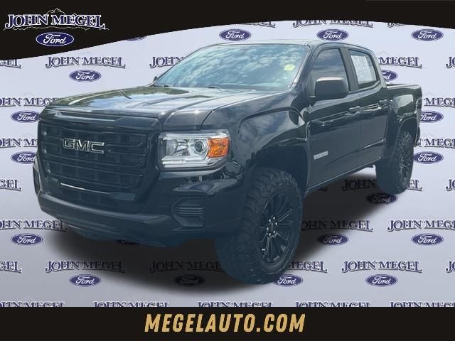 2021 GMC Canyon Elevation Standard in Onyx Black — front three-quarter view