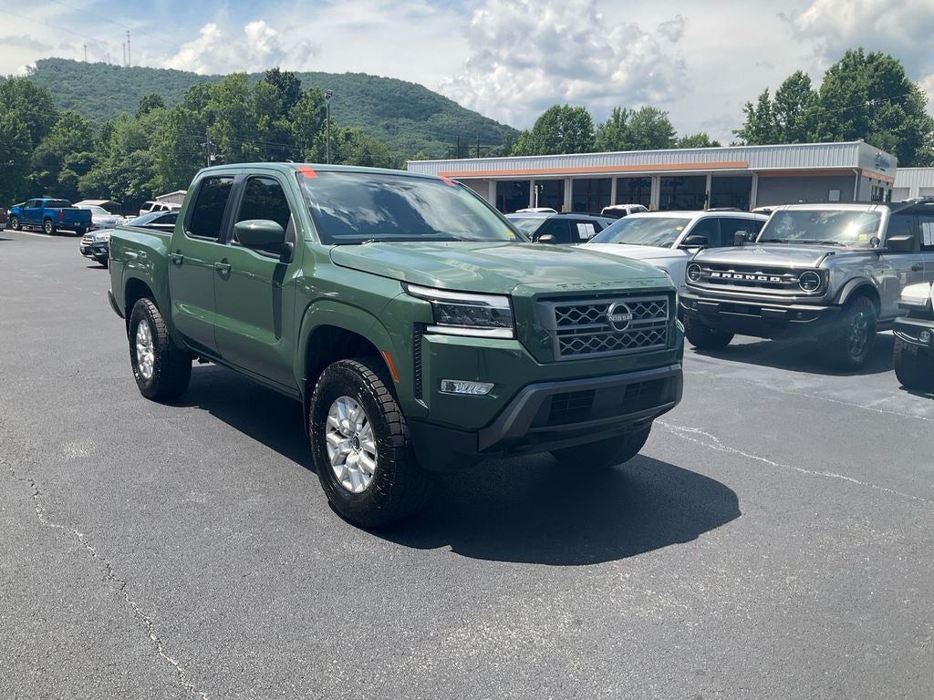 2023 Nissan Frontier — rear three-quarter view