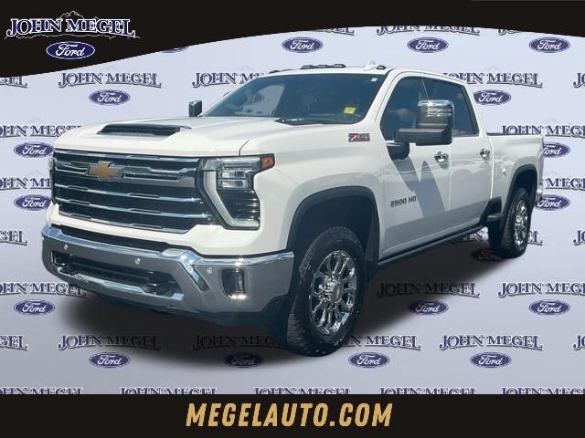2026 Chevrolet Silverado 2500HD LTZ in Summit White — front three-quarter view