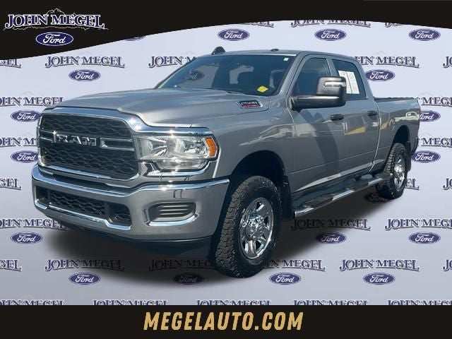 2023 RAM 2500 Tradesman in Billet Silver Metallic Clearcoat — front three-quarter view