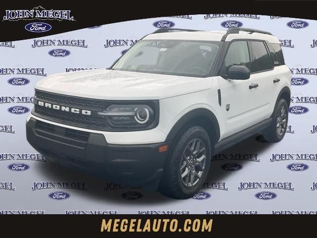 2026 Ford Bronco Sport Big Bend in Oxford White — front three-quarter view