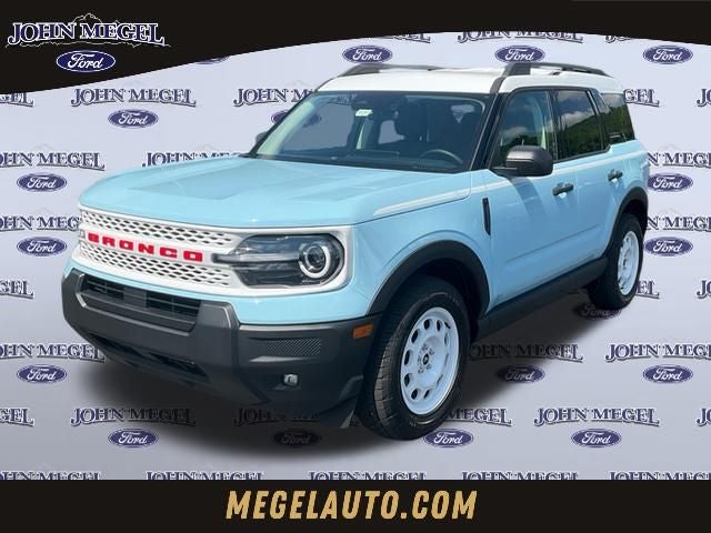 2026 Ford Bronco Sport Heritage in Blue — front three-quarter view