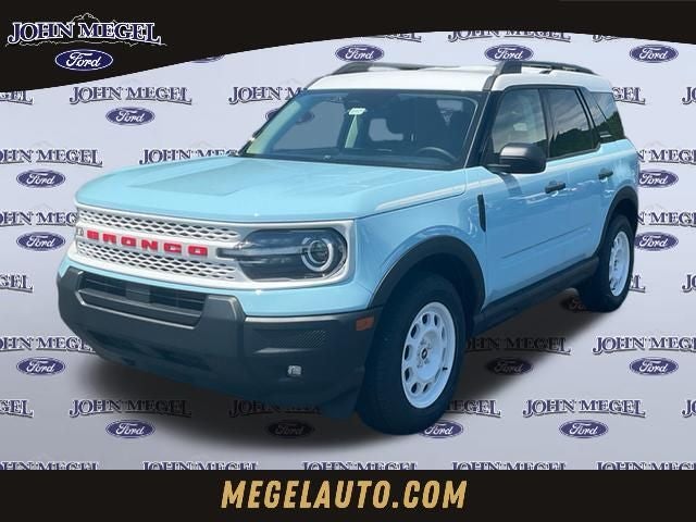 2026 Ford Bronco Sport Heritage in Blue — front three-quarter view