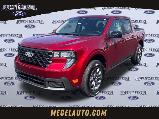 2026 Ford Maverick XLT in Ruby Red Metallic — front three-quarter view