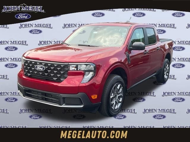 2026 Ford Maverick XLT in Ruby Red Metallic — front three-quarter view