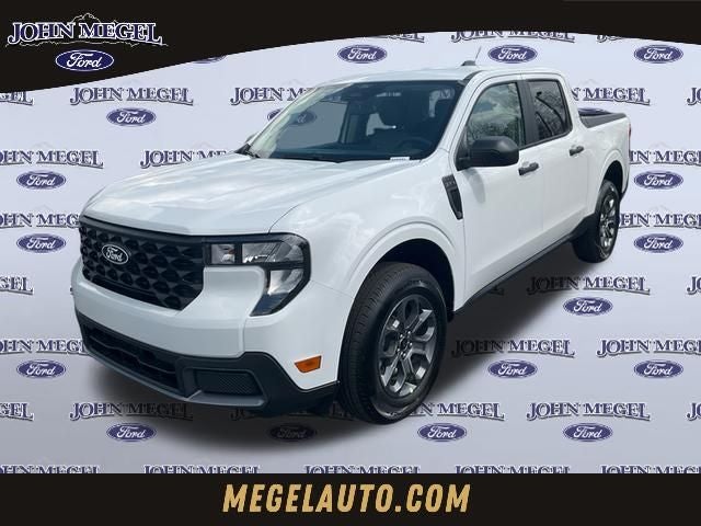 2026 Ford Maverick XLT in Oxford White — front three-quarter view