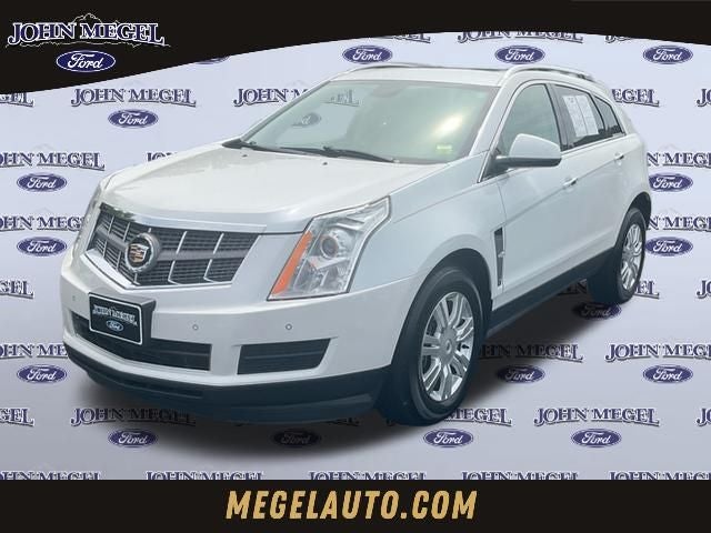 2011 Cadillac SRX Luxury in Platinum Ice Tricoat — front three-quarter view